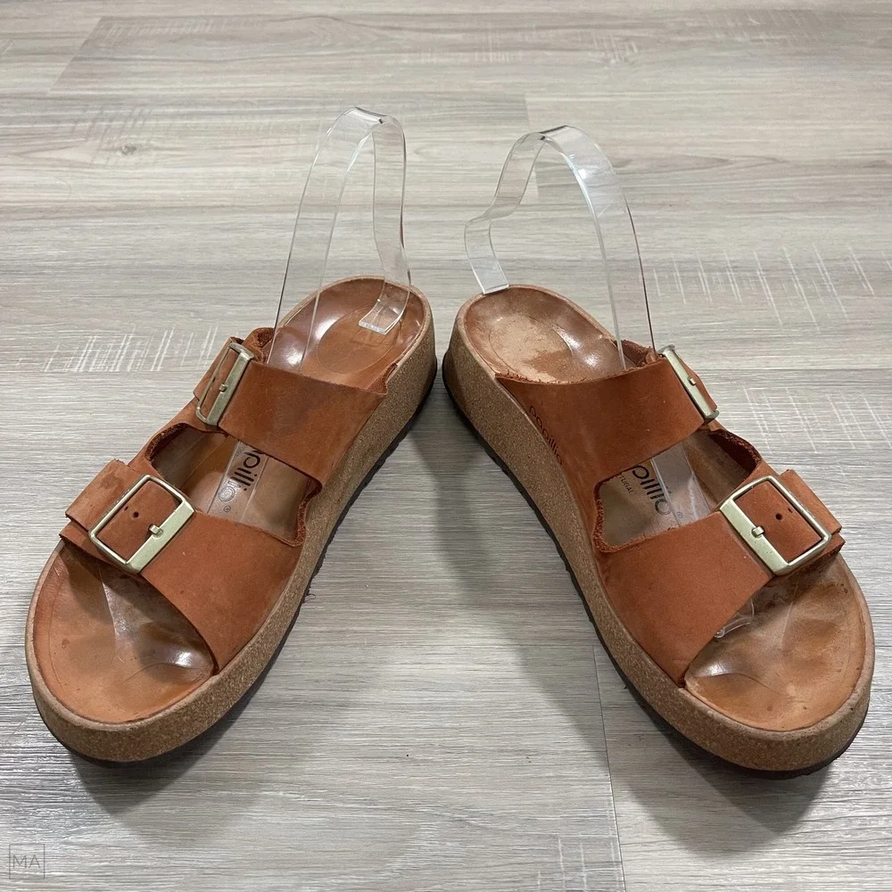 Papillio By Birkenstock Women's	Sandals Buckle Straps Platform Neutral 40 Brown